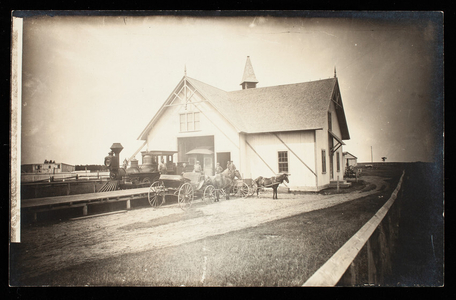 View of Edgartown Depot, Edgartown, Mass., September 17, 1918