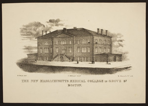 The new Massachusetts Medical College in Grove St. Boston