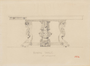 "Dining Table of Mahogany"