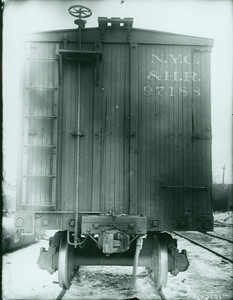N.Y.C. & H.R. railroad box car no. 97188, Framingham, Mass.
