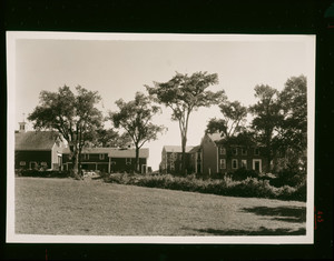 Black and white photograph of exterior, Cogswell's Grant, Essex, Mass.