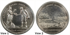 Comitia Americana medal, Wayne at Stony Point, 1779