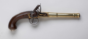 Flintlock pistol owned by General John Thomas