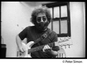 Jerry Garcia: portrait with guitar