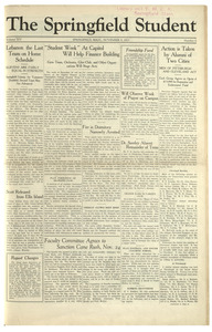 The Springfield Student (vol. 14, no. 06) November 09, 1923