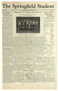 The Springfield Student (vol. 15, no. 20) March 06, 1925