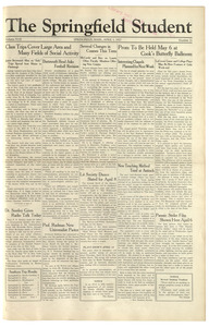 The Springfield Student (vol. 17, no. 21) April 1, 1927