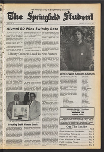 The Springfield Student (vol. 96, no. 9) Nov. 11, 1982