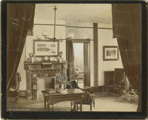 Parlor in the School for Christian Workers Building, c. 1887
