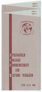 Commencement and Reunion Weekend Pamphlet (June 1964)