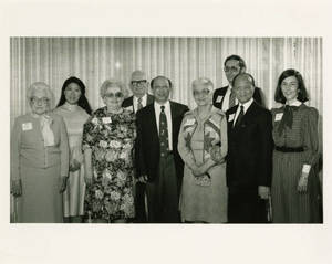 Group photo with Ma Qiwei, May 13, 1984