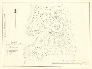 Plan of the post at Oneida Lake