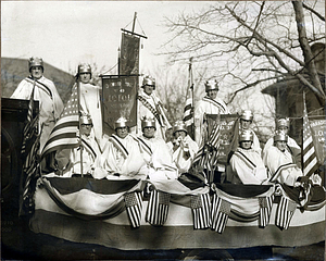 Odd Ladies float, Armistice Day, Nov. 12, 1928