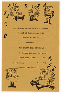University of Southern California School of Performing Arts School of Muisc Presents The Trojan Tuba Ensemble