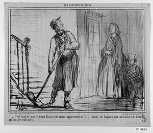 - C'est inutile que je vous fasse voir mon appartement..... nous ne louons pas aux mères de famille qui ont des enfants!...