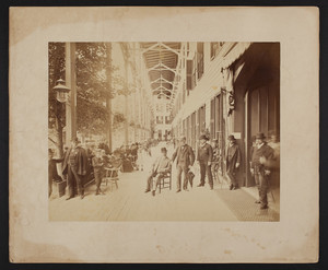 Unidentified photograph of people on a verandah