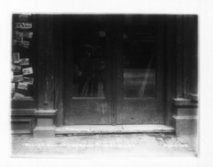 Cracked sill of doorway #114 Washington St., sec.8