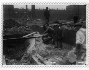 Albany St. Garage, preparing to blast