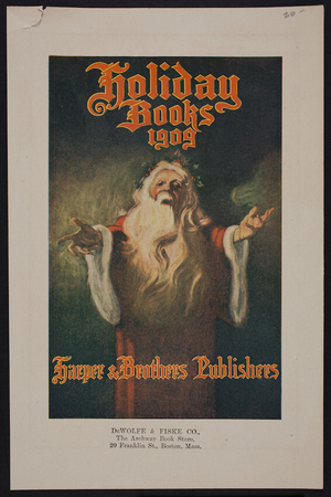 Holiday books 1909, Harper & Brothers Publishers, New York, New York, 1909