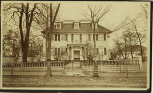 Exterior view of the front of Langdon House, Portsmouth, N.H., as seen from across the street