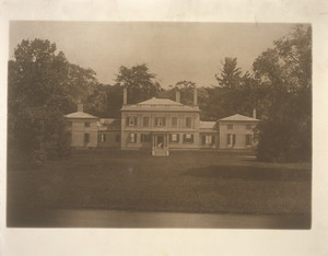 Exterior facade of house, Lyman Estate, Waltham, Mass.