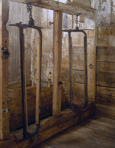 Stable interior, Lyman Estate, Waltham, Mass.