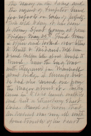 Thomas Lincoln Casey Notebook, April 1894-July 1894, 36, the navy on the lakes and