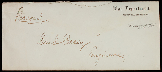 [William] T. Barnard to Thomas Lincoln Casey, March 6, 1876