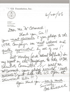 Letter from Bob Russell to Mark H. McCormack