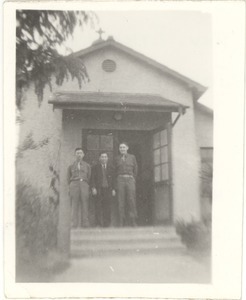 Reverend Takanashi, Joe Akiyama, and Herman B. Nash, Jr.