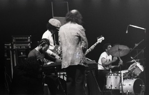 Miles Davis in performance: Cedric Lawson (keyboard), Reggie Lucas ...