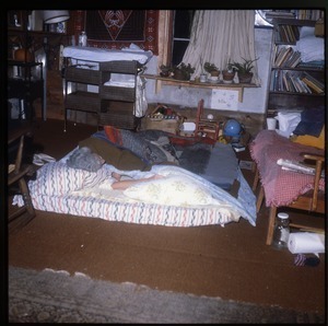 Sleeping on a mattress on the floor, Wendell Farm