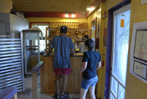 Hungry Ghost Bread: customers at the counter