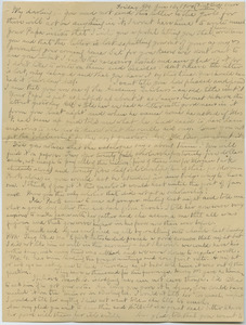 Letter from Louisa Gass to Sarah Kessel