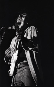 Bob Marley and the Wailers at Paul's Mall: Marley with guitar