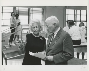 Mrs. H. Lawrence Bogert, Jr. and unidentified man