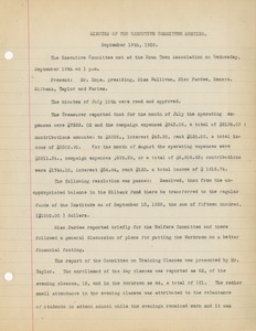 Minutes of the Executive Committee Meeting of the Institute for Crippled and Disabled Men