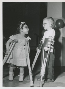 polio braces crutches