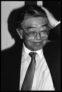 Hui-Ming Wang: informal portrait, at the book party for Robert H. Abel