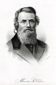 Portrait of Alonzo Lewis, historian of Lynn