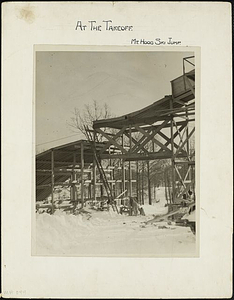 At the Takeoff, Mount Hood ski jump: Melrose, Mass.