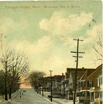 Arlington Heights, Mass. Wollaston Ave. in Winter