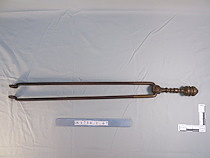 Brass-Handled Fireplace Tongs