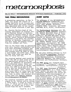 Metamorphosis, Vol. 2 No. 1 (February 1983)