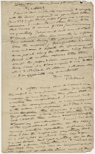 Edward Hitchcock excerpt of letter to Governor William L. Marcy, 1836 June 9