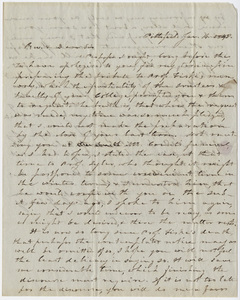 Heman Humphrey letter to Edward Hitchcock, 1848 January 14