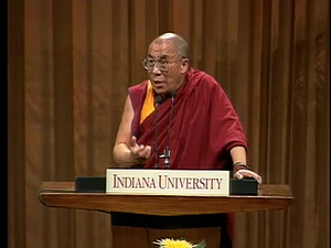 His Holiness the Dalai Lama Indiana University
