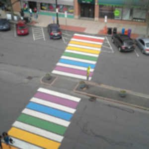Rainbow Crosswalk 1
