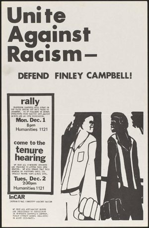 Unite against racism - defend Finley Campbell