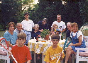 Family gathering in March 1998